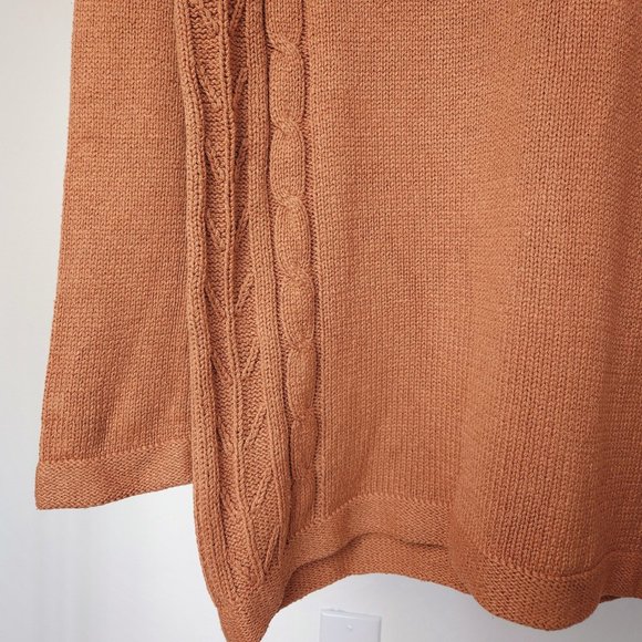 Vintage pure silk Paul Stuart v neck knit sweater/ relaxed oversized pullover - Picture 9 of 13